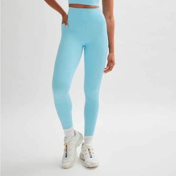 Girlfriend Collective Compressive Pocket blue Legging - Picture 1 of 9